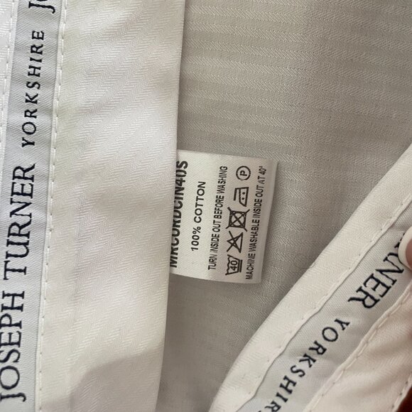 Men's Pair of Two Joseph Turner Yorkshire Corduroy Dress Trousers - Size 38x28 - Picture 2 of 14